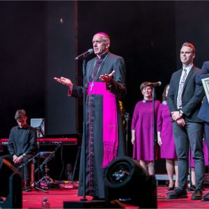Jo Šventenybės Popiežiaus Pranciškaus iš visos širdies suteiktas Apaštalinis Palaiminimas (Sauliaus Jankausko nuotr.)