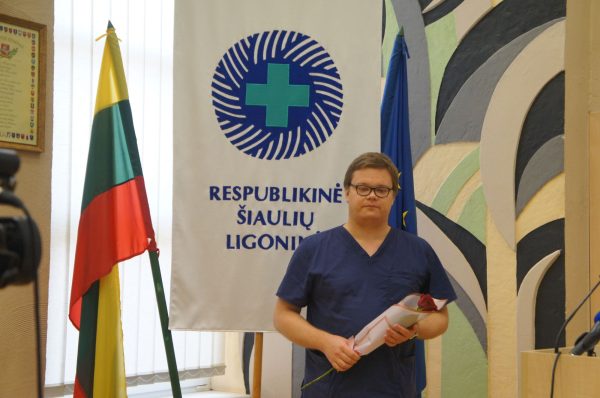 Neurochirurgijos skyriaus gydytojas neurochirurgas Rimvydas Balandžiūnas
