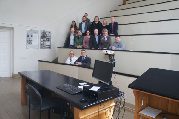 Vaizdai iš medikų susitikimo Rygos (Latvija) Paulo Stradinio klinikinėje univeritetinėje ligoninėje.