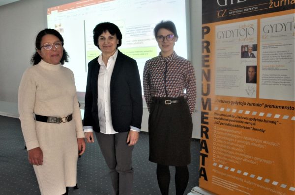 Konferencijos lektoriai: Karolina Adomonytė (iš kairės), Danutė Jadzevičienė ir Ineta Dulinskienė. (Zitos Katkienės nuotr.)